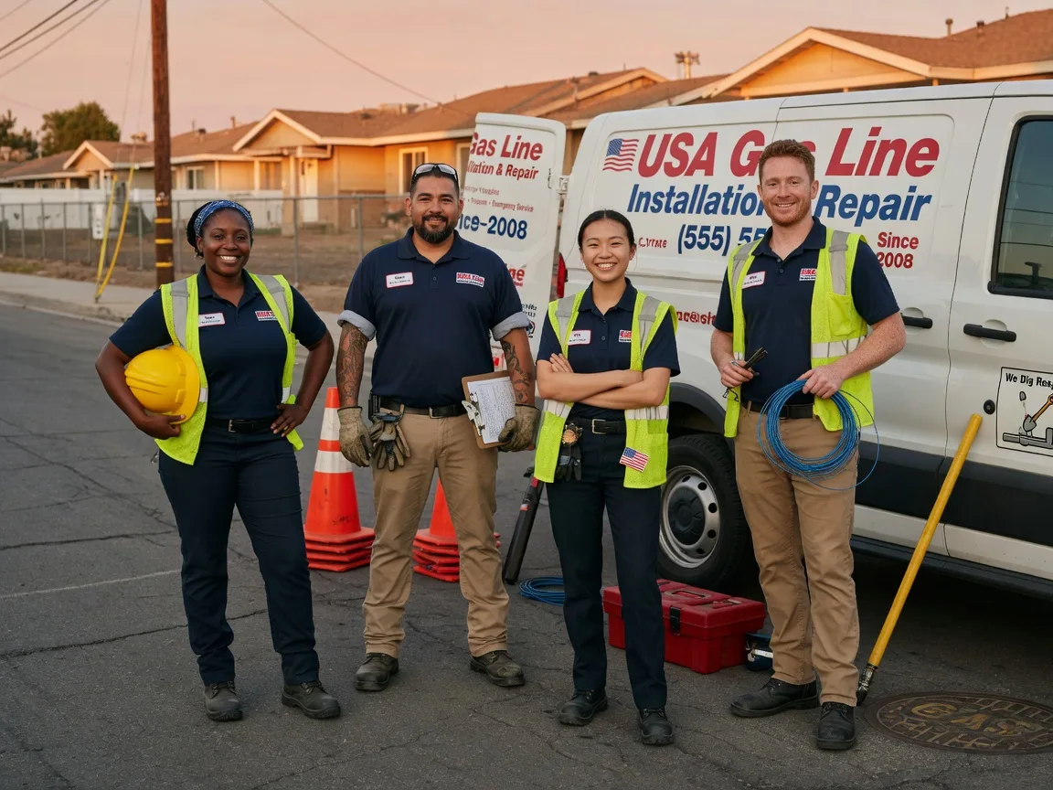 Gas Line Installation company in Ingram, TX